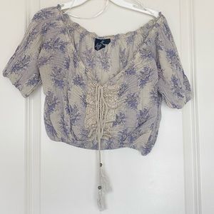 Floral crop top